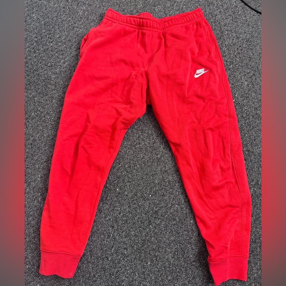 Nike Kids Bright Red Joggers